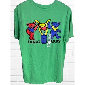 Softshirts Size M Dancing Bears Graphic Tee Green‎ Party Hardy Grateful Dead New
